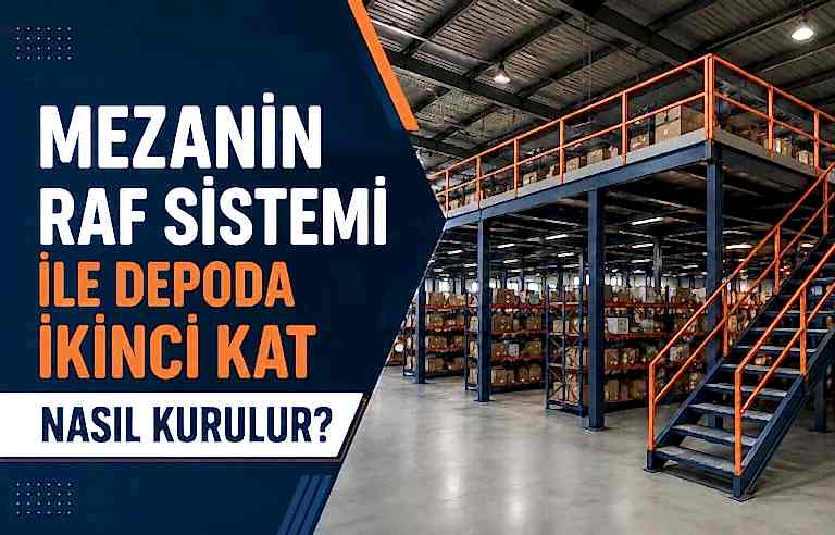 Mezanin Raf Sistemi ile Depoda İkinci Kat Nasıl Kurulur?